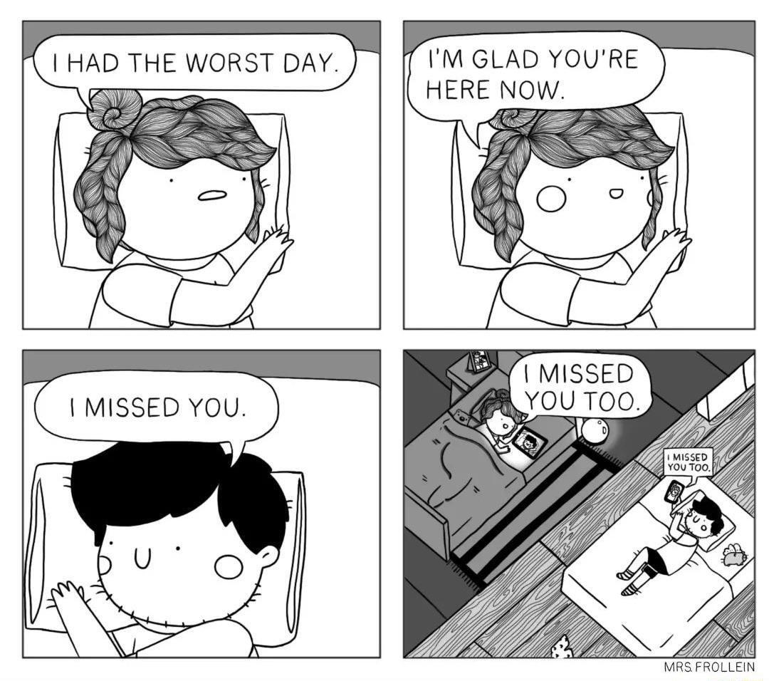 IM GLAD YOURE HERE NOW ff PR MISSED YOU TOO HAD THE WORST DAY