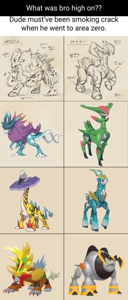 What was bro high on Dude mustve been smoking crac when he went to area zero