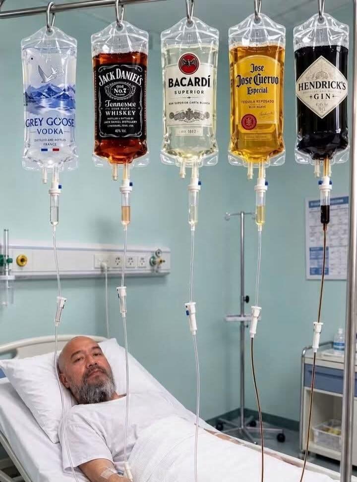 Grey Goose Vodka, Jack Daniel's Tennessee Whiskey, Bacardi Superior, Jose Cuervo Especial Tequila, Hendrick's Gin