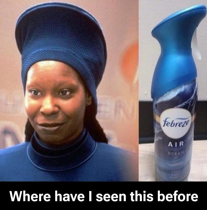 Where have I seen this before Febreze AIR OCEAN