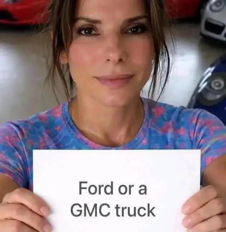 Ford or a GMC truck