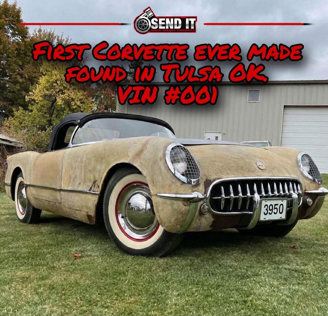 First Corvette ever made found in Tulsa OK VIN #001