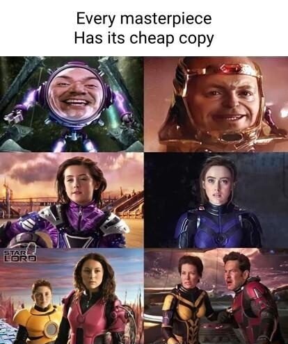 Every masterpiece Has its cheap copy