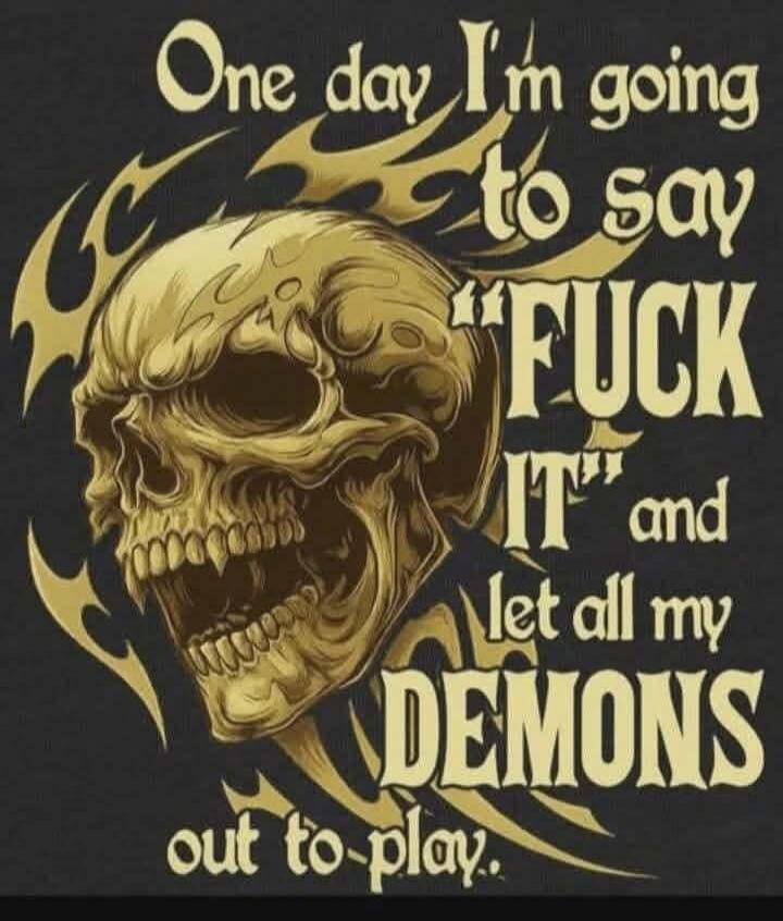 One day I'm going to say 
