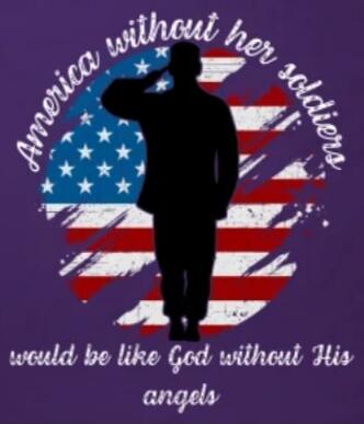 America without her soldiers would be like God without His angels
