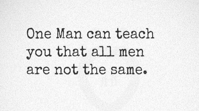 One Man can teach you that all men are not the same. Session ID: 1007125.