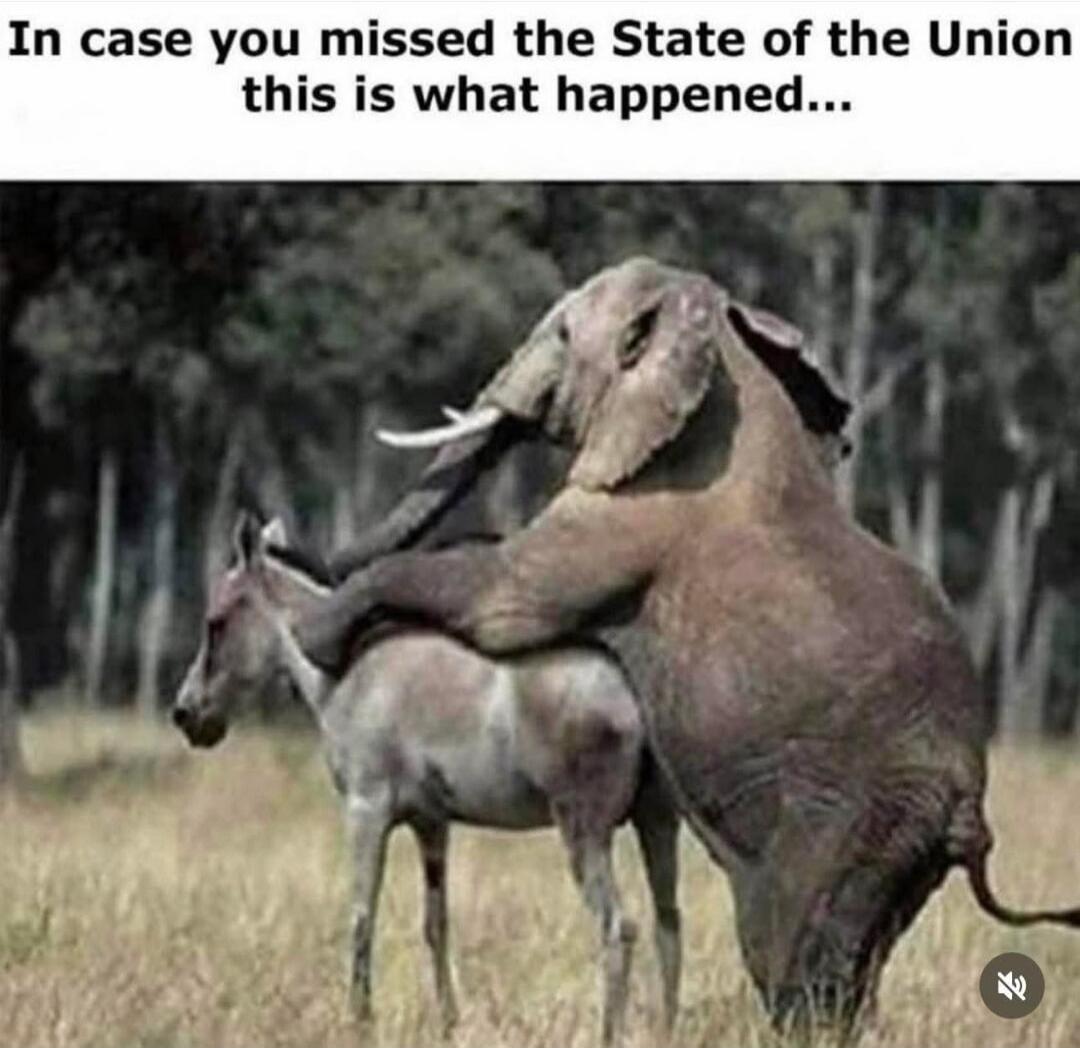 In case you missed the State of the Union this is what happened...