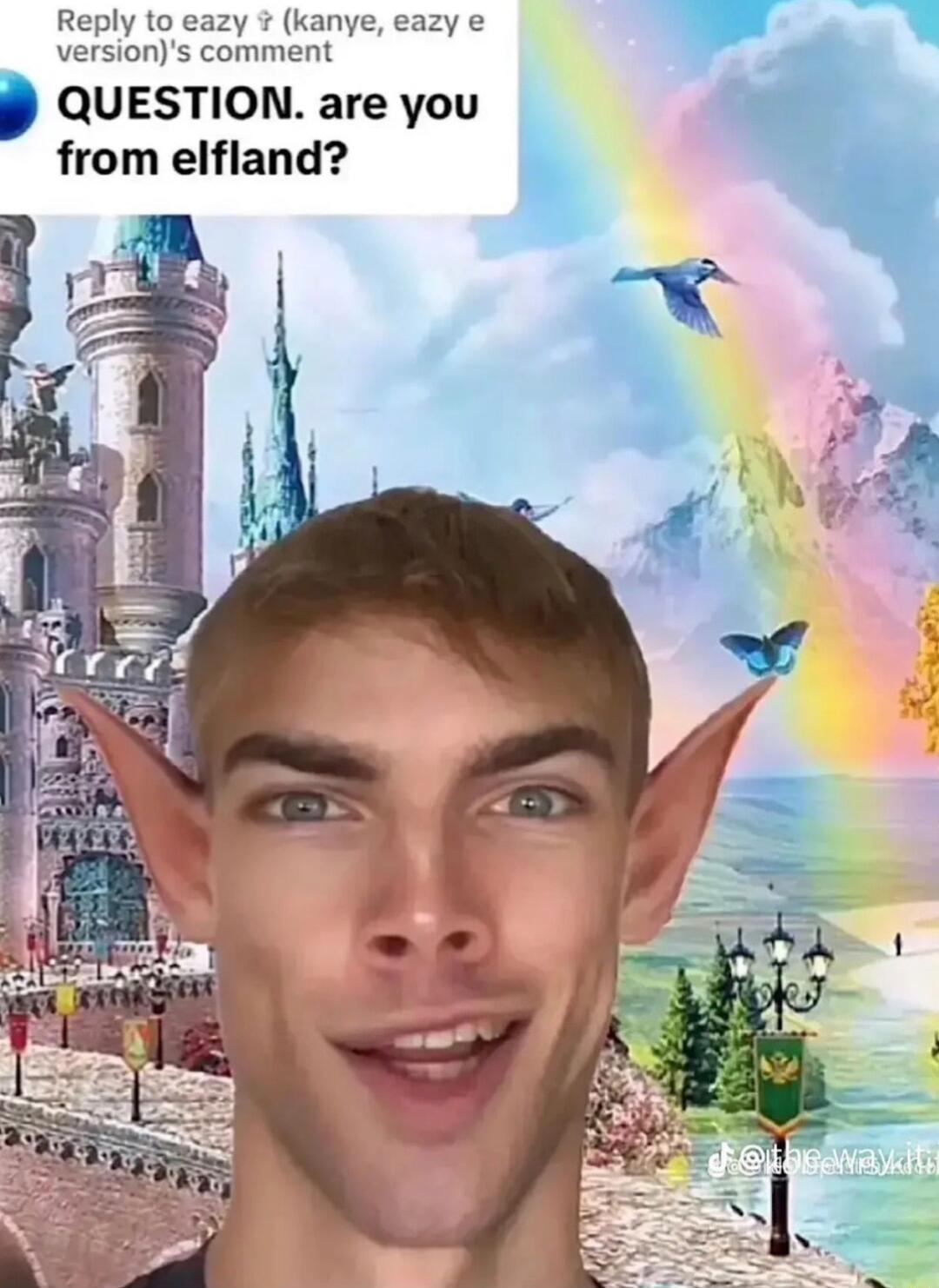 Reply to eaz kanye eazy e A LA Th QUESTION are you from elfland