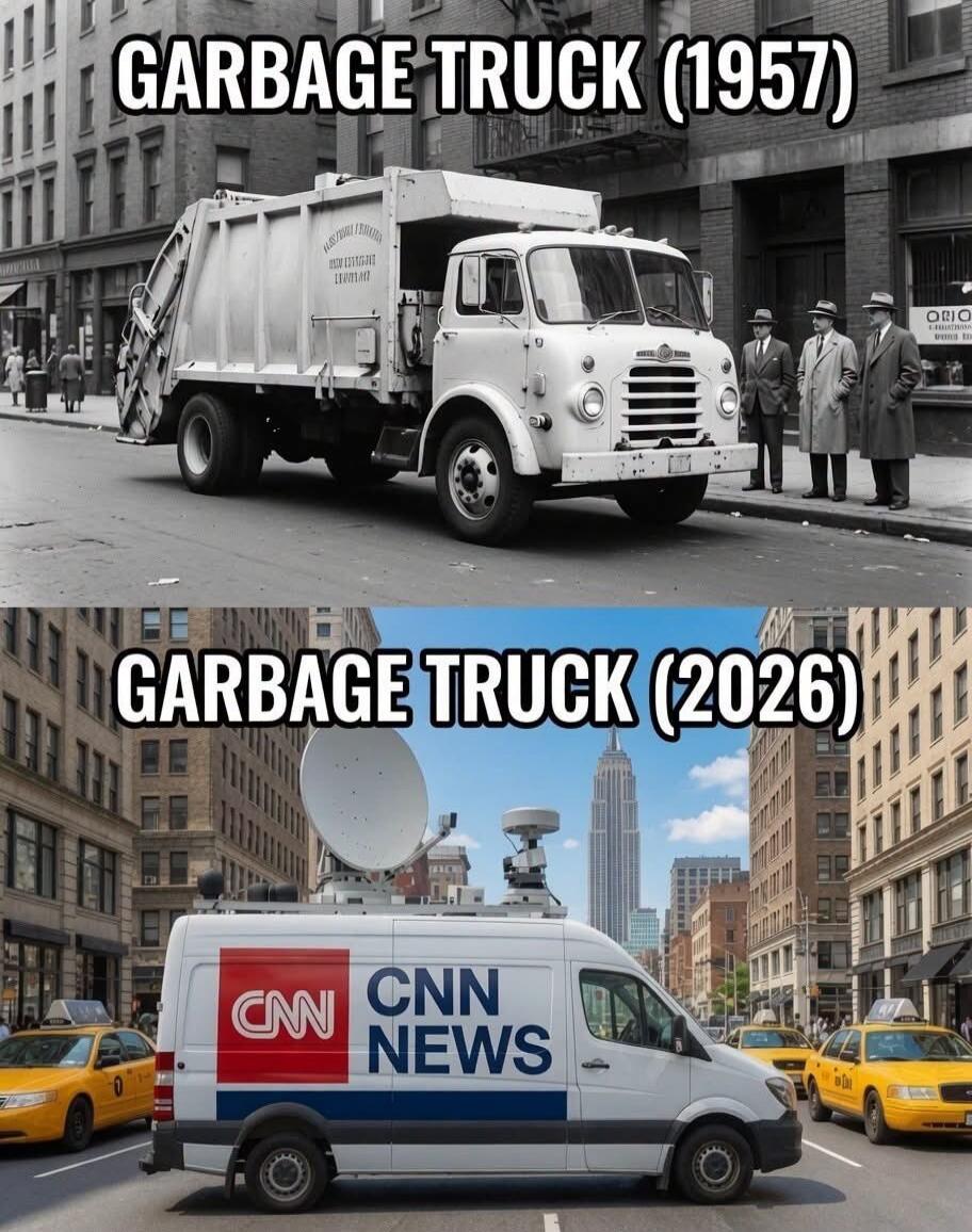 GARBAGE TRUCK (1957) GARBAGE TRUCK (2026) CNN NEWS