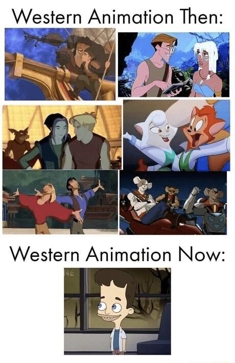 Western Animation Then