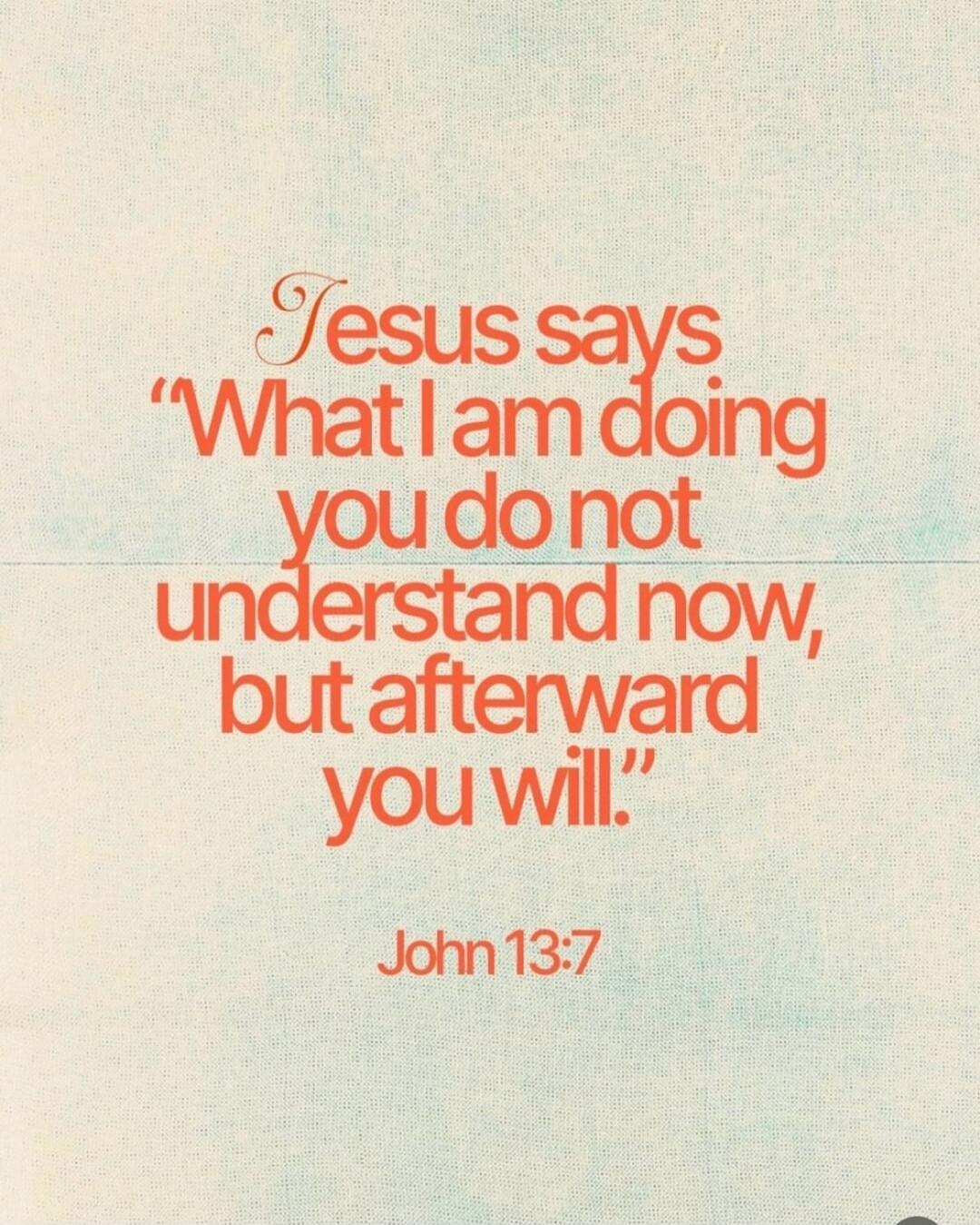 Jesus says 