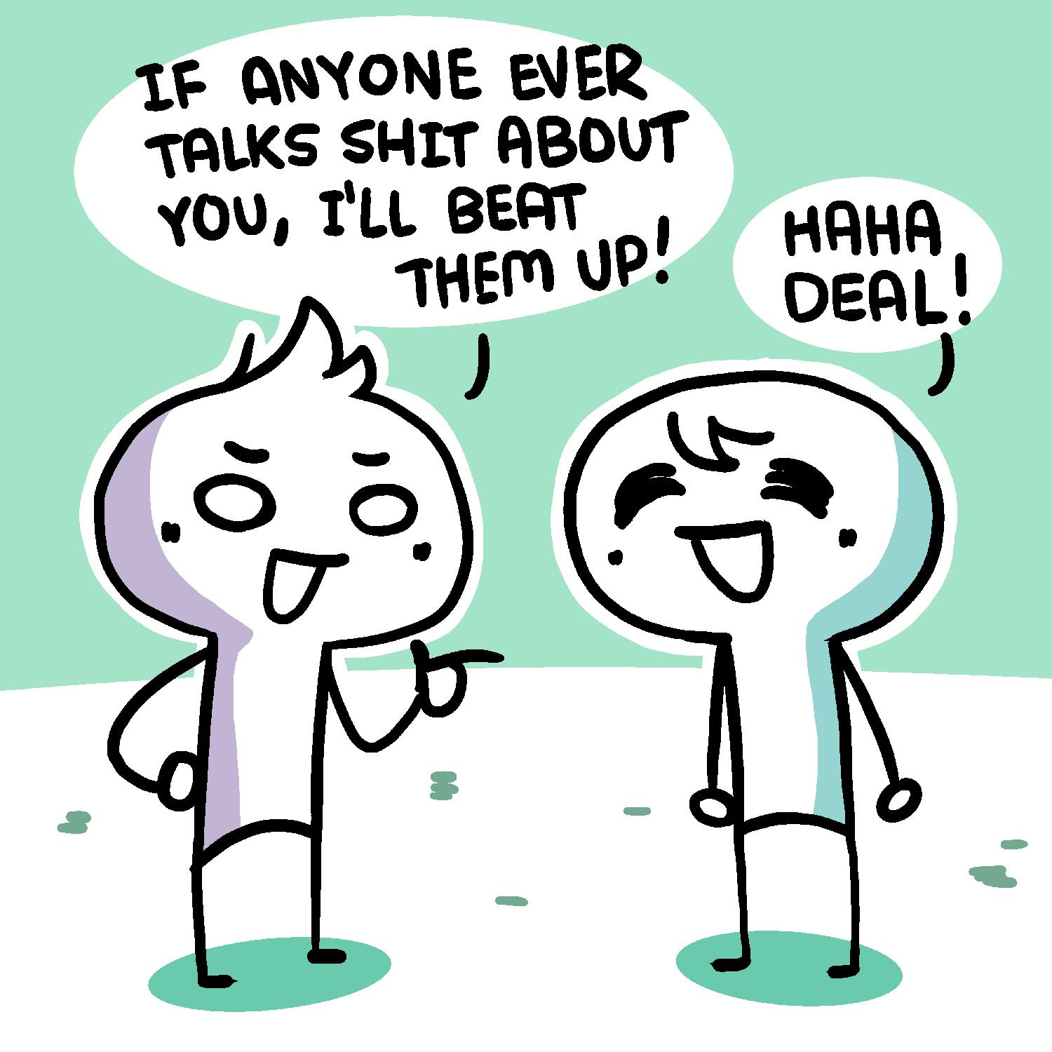 1F ONYONE BVER TALKS SHIT arovr YOu TLL BE HAHA THEM UP oeq