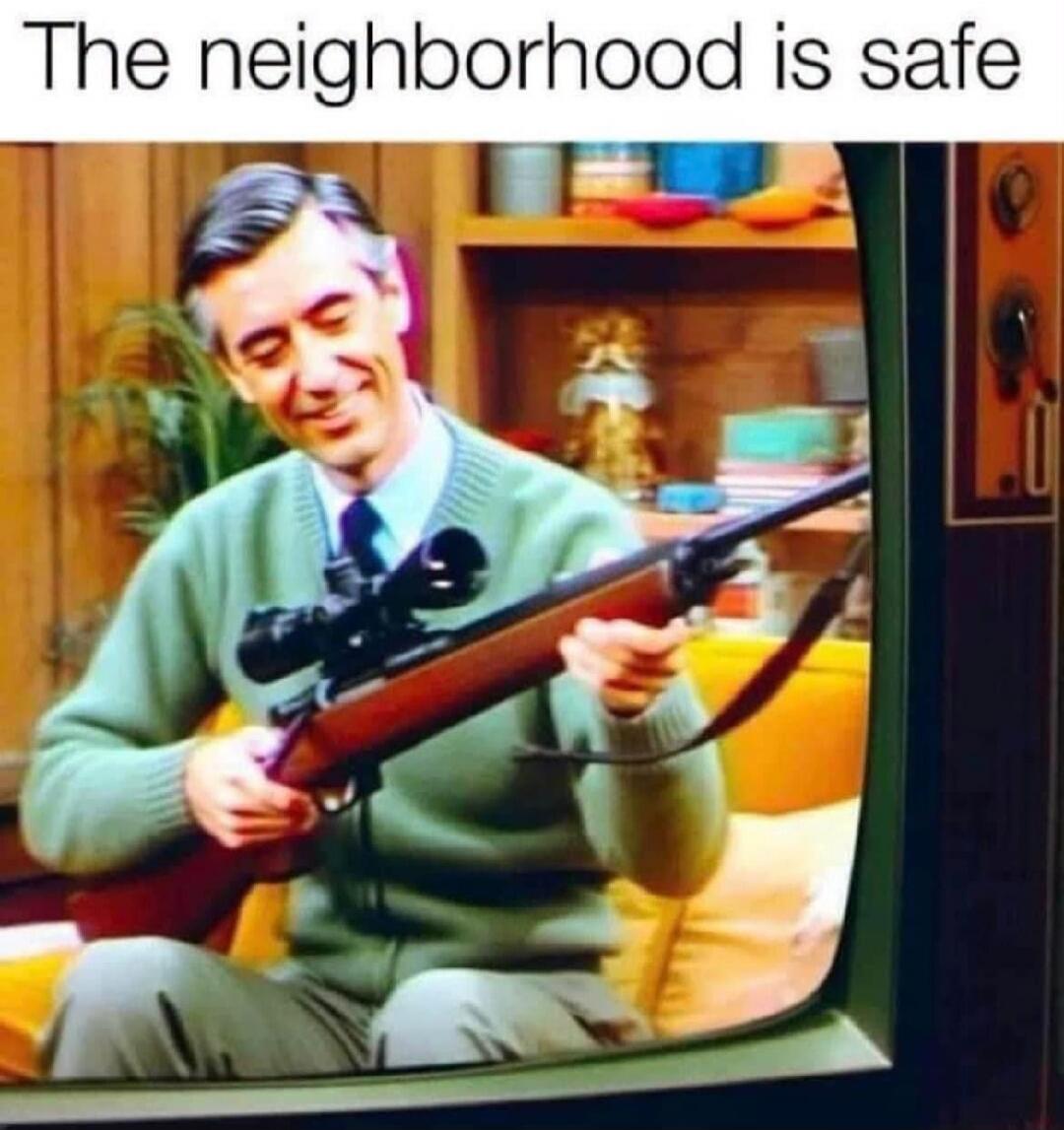 The neighborhood is safe