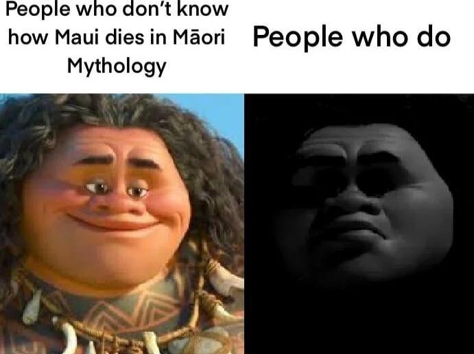 how Maui dies in Maori People who do Mythology