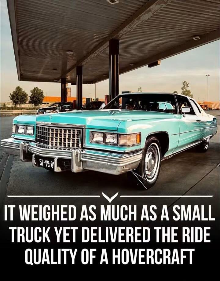 IT WEIGHED AS MUCH AS A SMALL TRUCK YET DELIVERED THE RIDE QUALITY OF A HOVERCRAFT