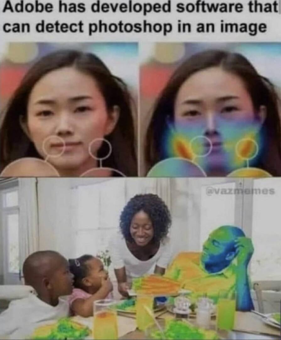 Adobe has developed software that can detect photoshop in an image s