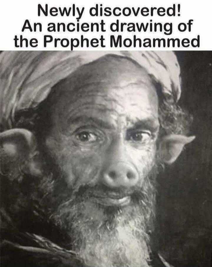 Newly discovered! An ancient drawing of the Prophet Mohammed