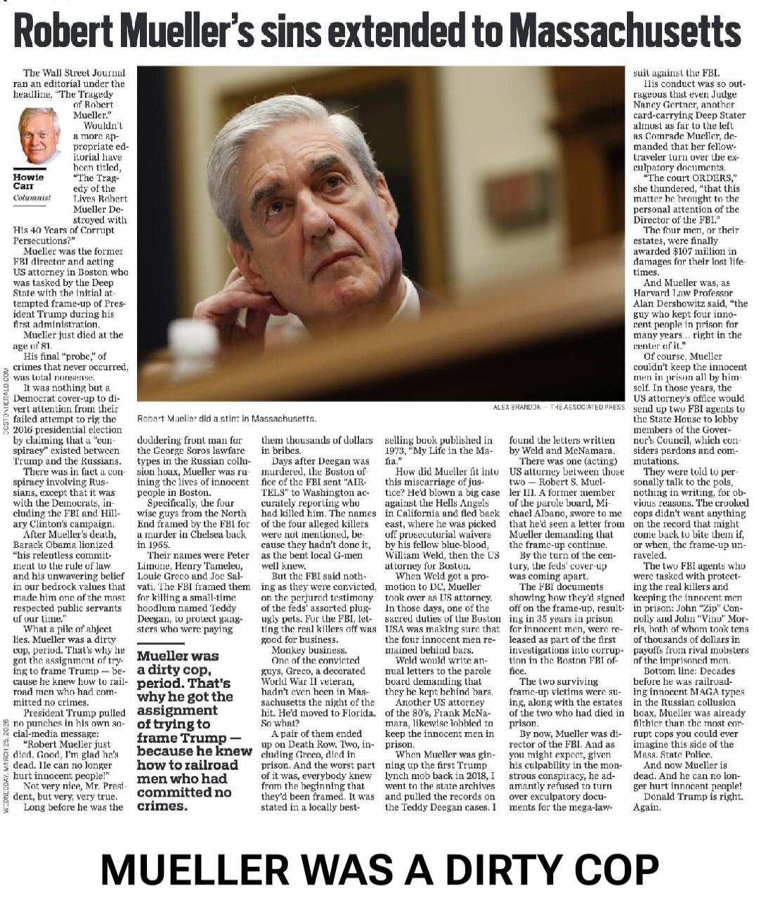 The Wall Street Journal ran an editorial under the headline, 