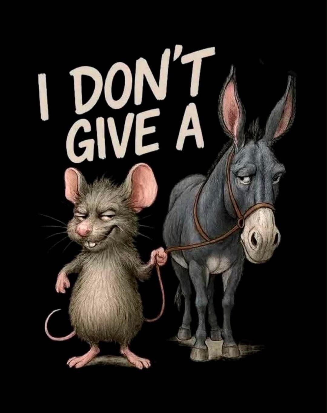 I DON'T GIVE AN ASS