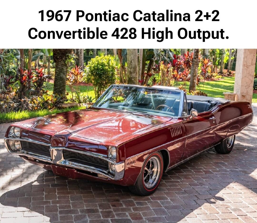 1967 Pontiac Catalina 2+2 Convertible 428 High Output. Session ID: 1033589.