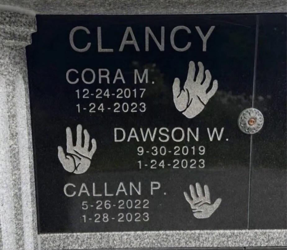 CLANCY CORA M. 12-24-2017 1-24-2023 DAWSON W. 9-30-2019 1-24-2023 CALLAN P. 5-26-2022 1-28-2023