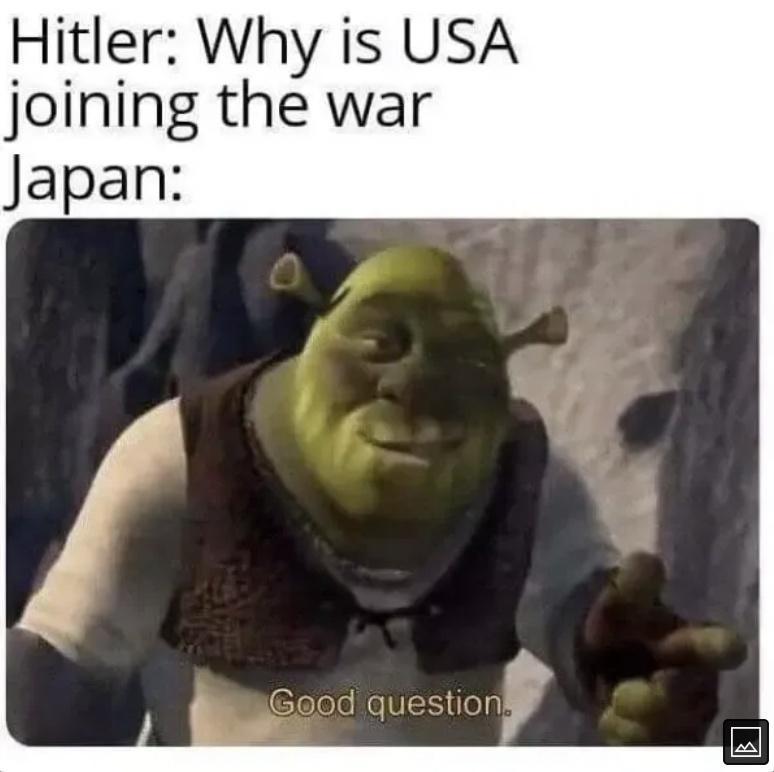 Hitler Why is USA joining the war Japan