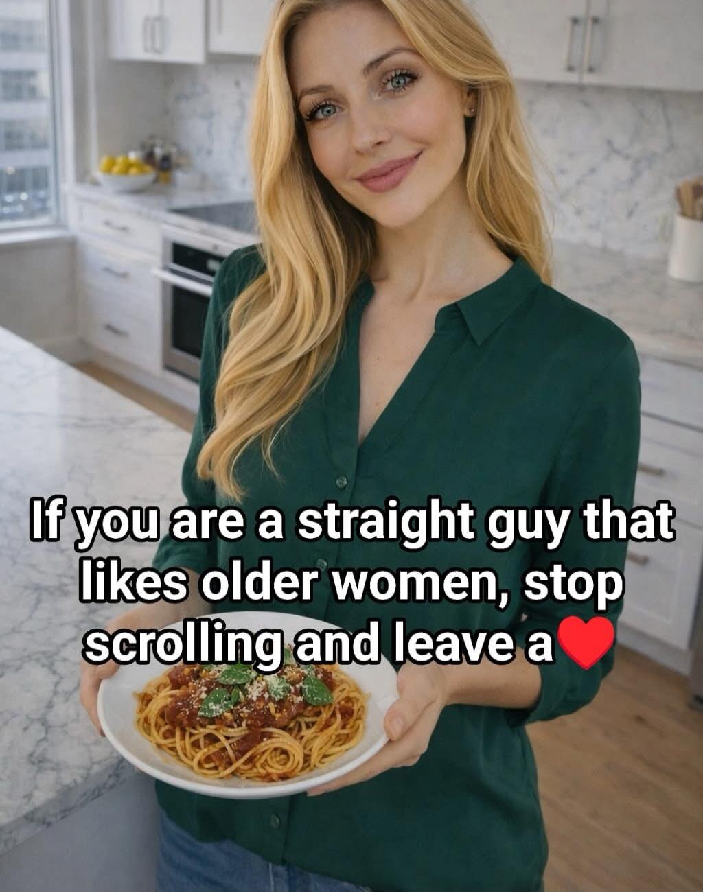 If you are a straight guy that likes older women, stop scrolling and leave a ❤️