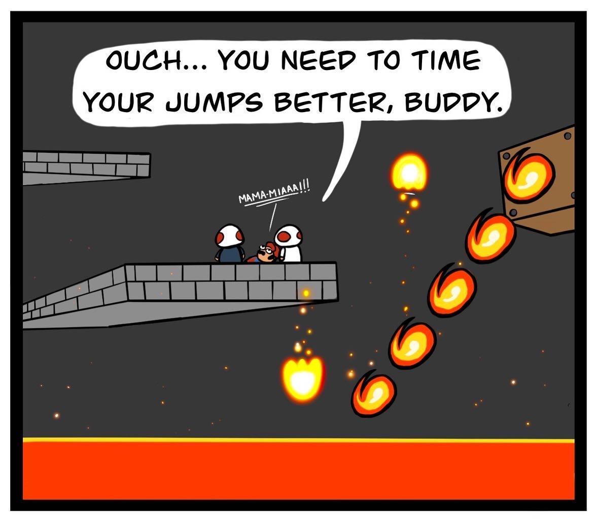 OUCH YOU NEED TO TIME YOUR JUMPS BETTER BUPPDY