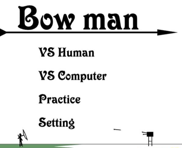 Bow man VS Human VS8 Computer Practice Setting IR B