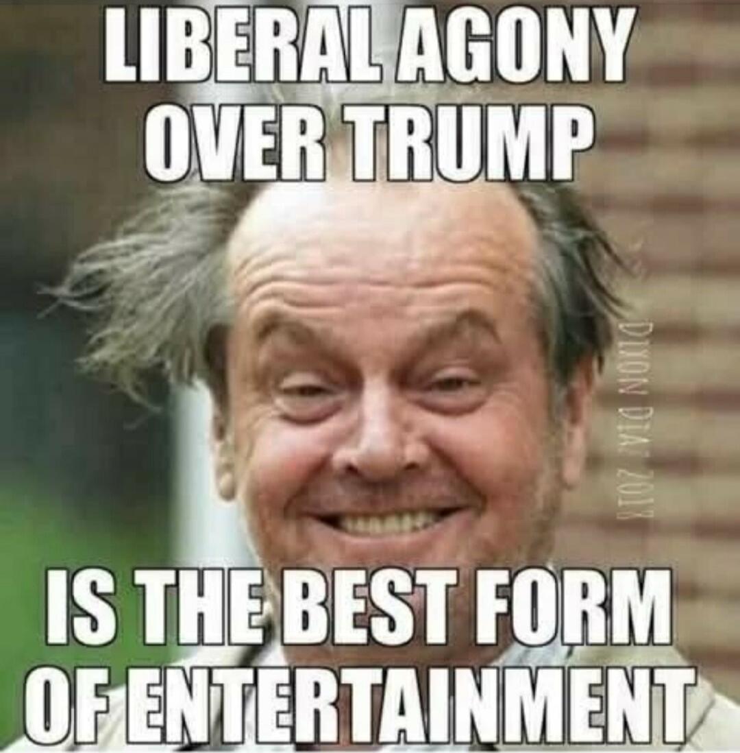 LIBERAL AGONY OVER TRUMP IS THE BEST FORM OF ENTERTAINMENT