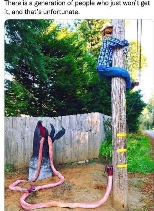 There is a generation of people who just won’t get it, and that’s unfortunate.