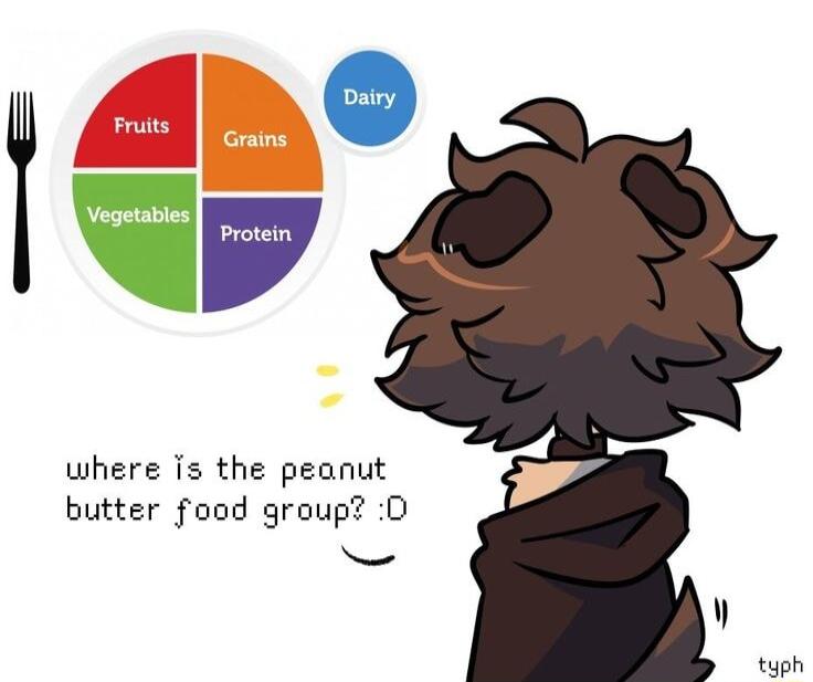 where is the peanut butter food group 0 N typh