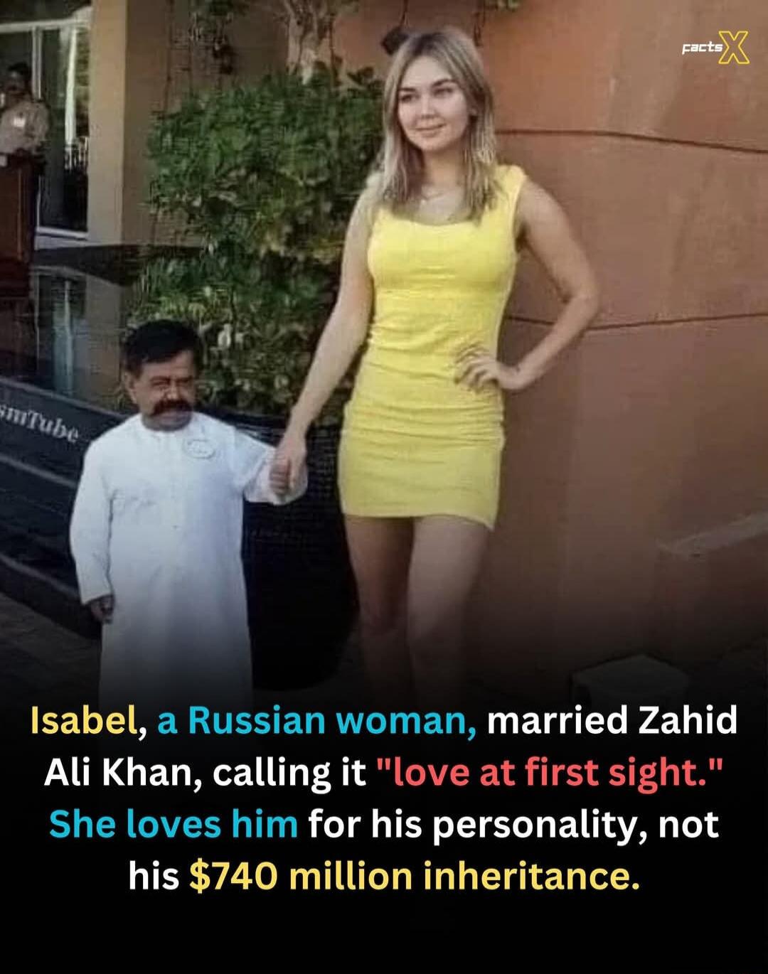 Isabel a Russian woman married Zahid Ali Khan calling it love at first sight ERENCIVEER TR ol T TN EVHAYAN T 14 QIEEYZI I R El T