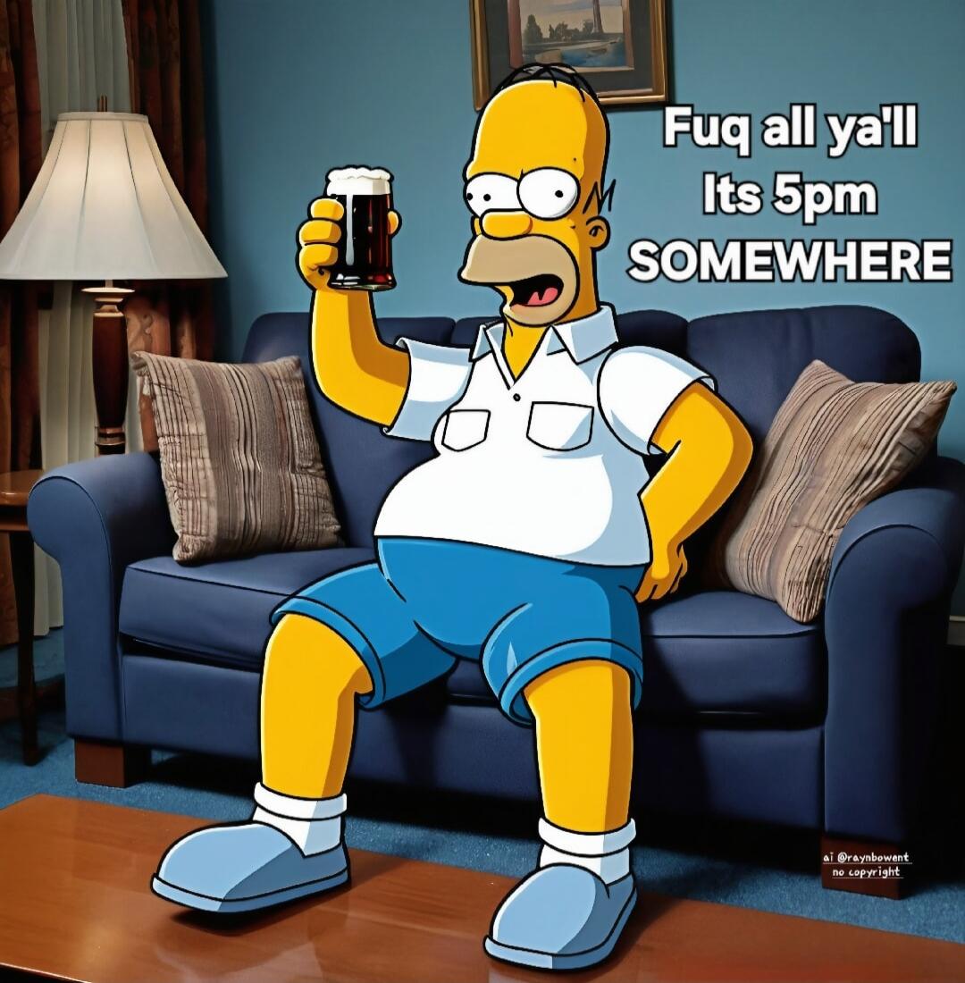 Fuq all ya'll Its 5pm SOMEWHERE