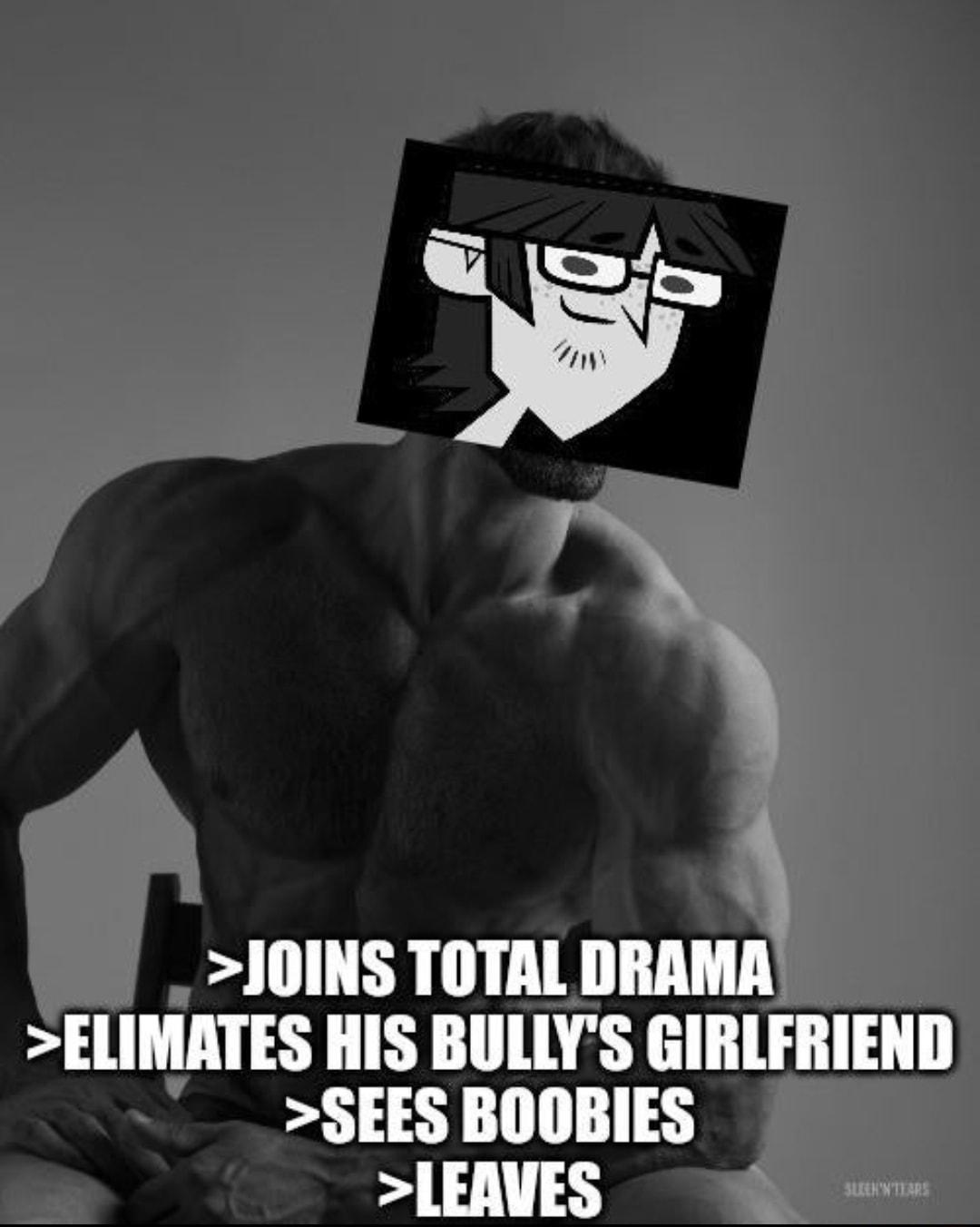 JOINS TOTALL IIIAHI ELIMATES HIS BULLYS GIRLFRIEND _SEESBOOBIES LEAVES