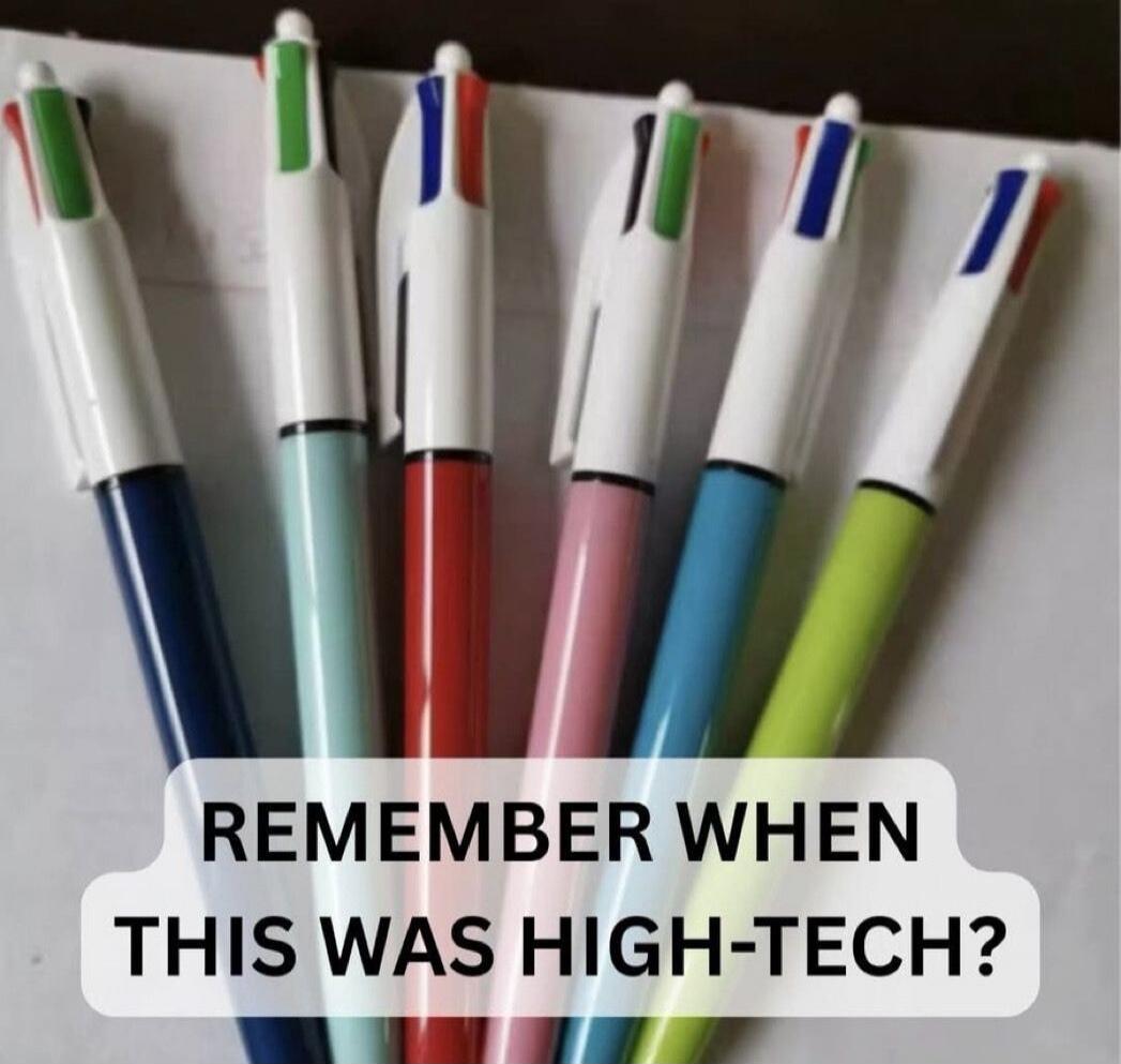 REMEMBER WHEN THIS WAS HIGH-TECH?