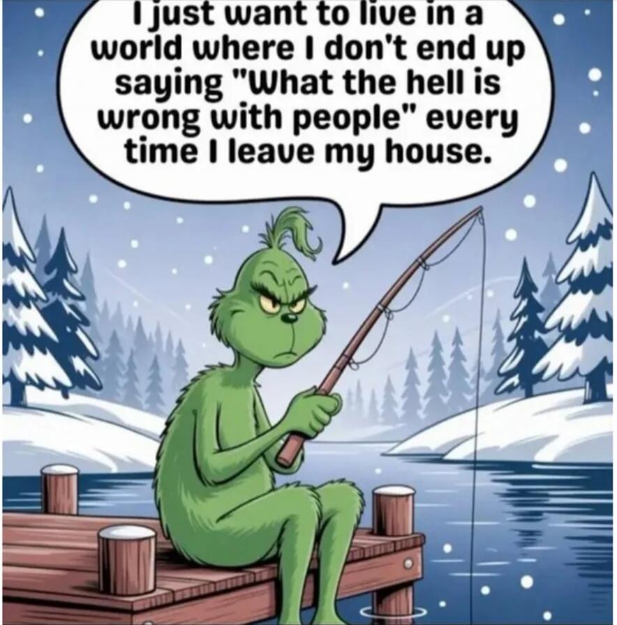 I just want to live in a world where I don't end up saying 