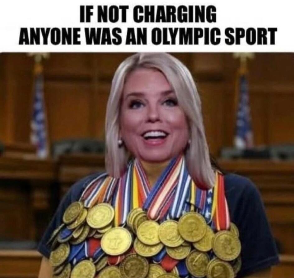 IF NOT CHARGING ANYONE WAS AN OLYMPIC SPORT