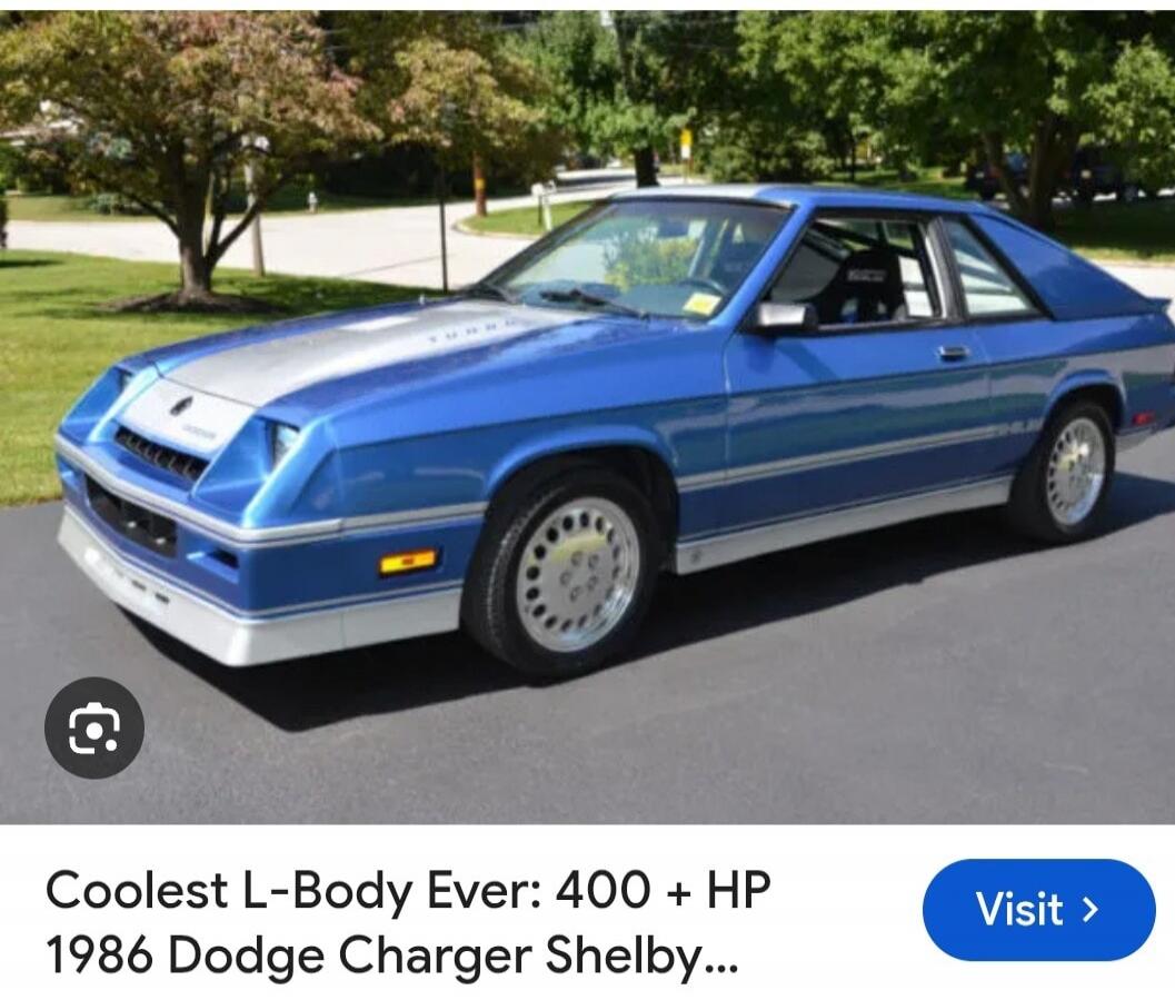 Coolest L-Body Ever: 400 + HP 1986 Dodge Charger Shelby