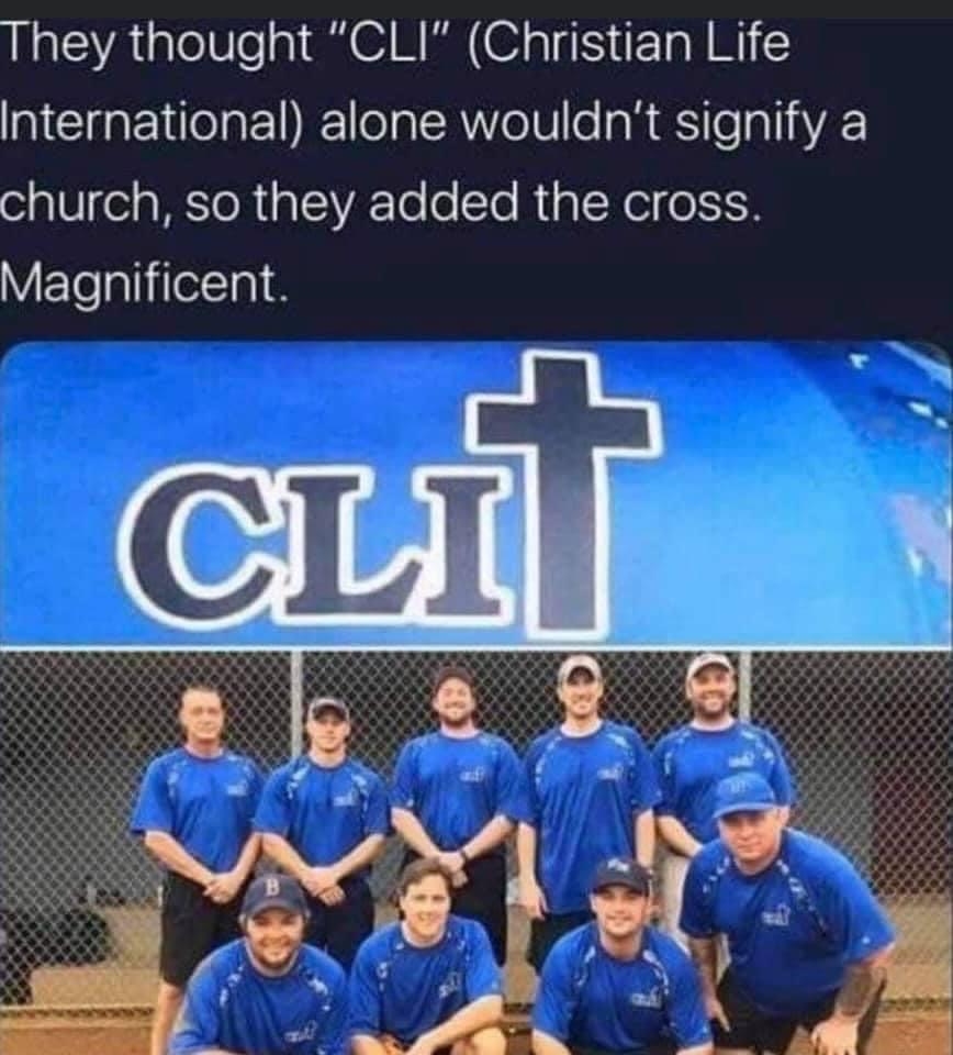 They thought CLI Christian Life International alone wouldnt signify a o aV el g METoR To o STo Ra N o1 S1F VETelgllilefln