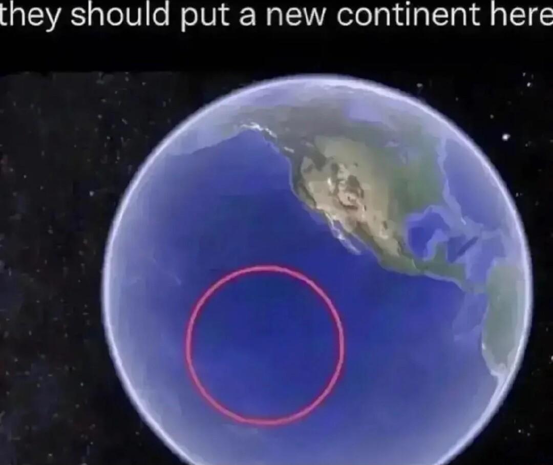 they should put a new continent here