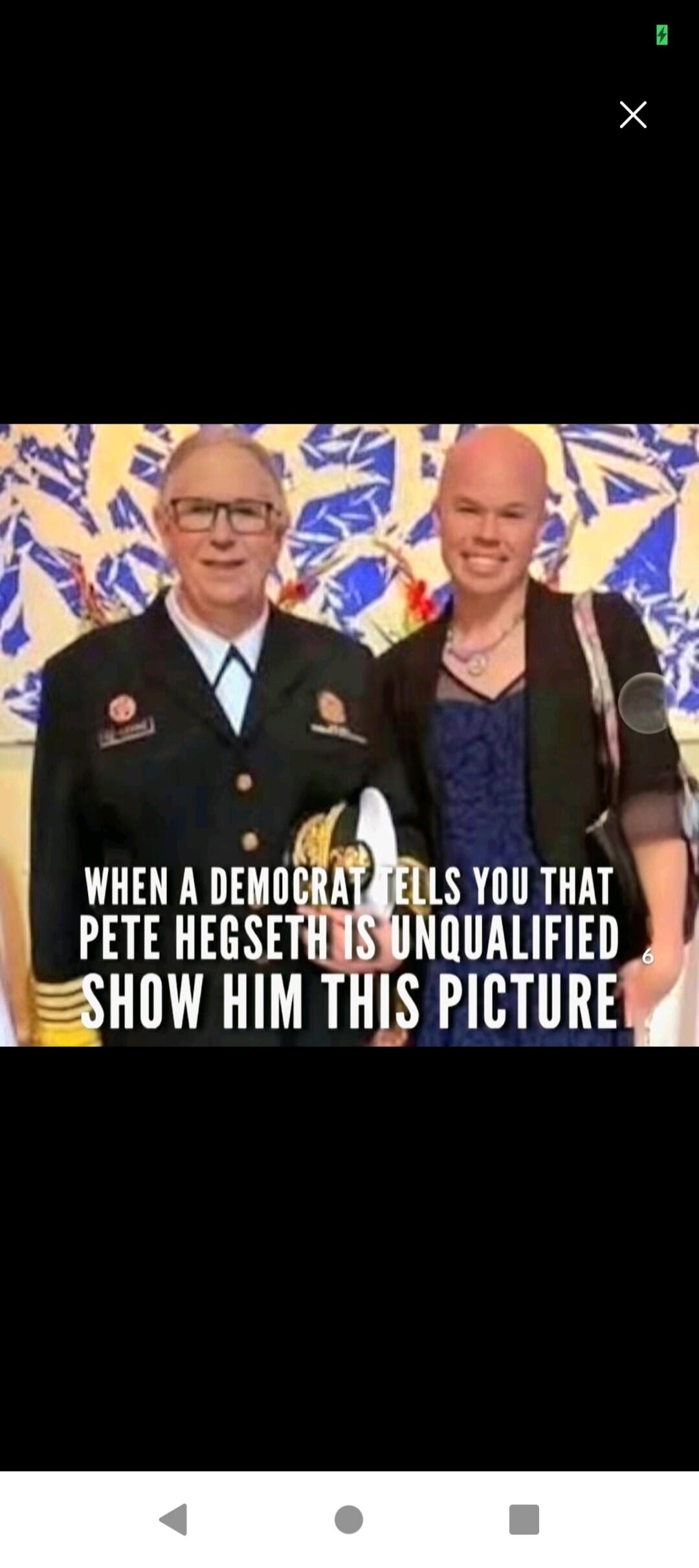 WHEN A DEMOCRAT TELLS YOU THAT PETE HEGSETH IS UNQUALIFIED SHOW HIM THIS PICTURE