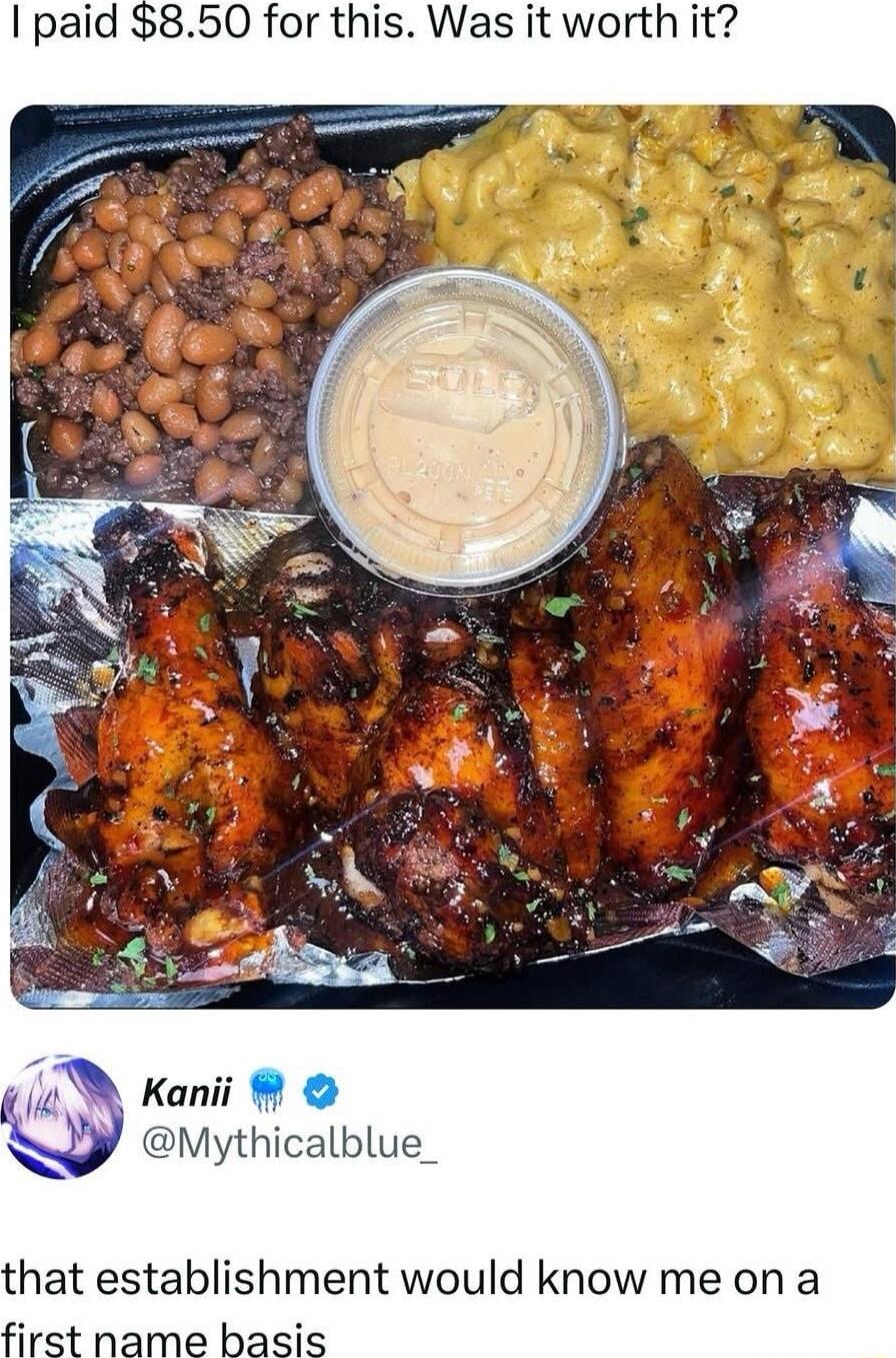 I paid $8.50 for this. Was it worth it? Kanii @Mythicalblue_ that establishment would know me on a first name basis