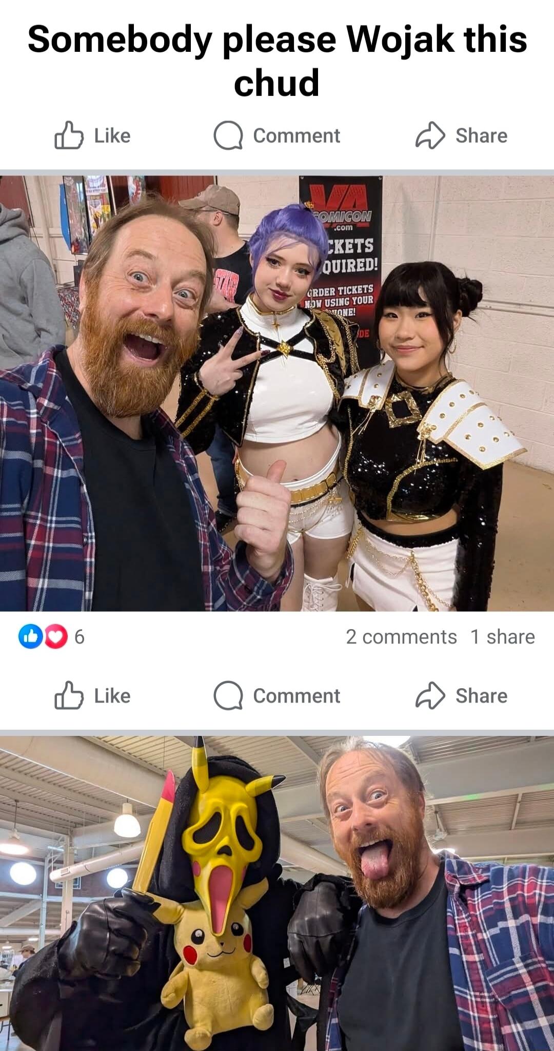 Somebody please Wojak this chud