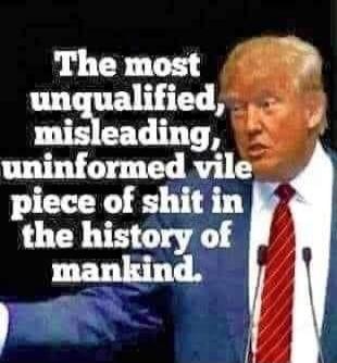 The most unqualified, misleading, uninformed vile piece of shit in the history of mankind.