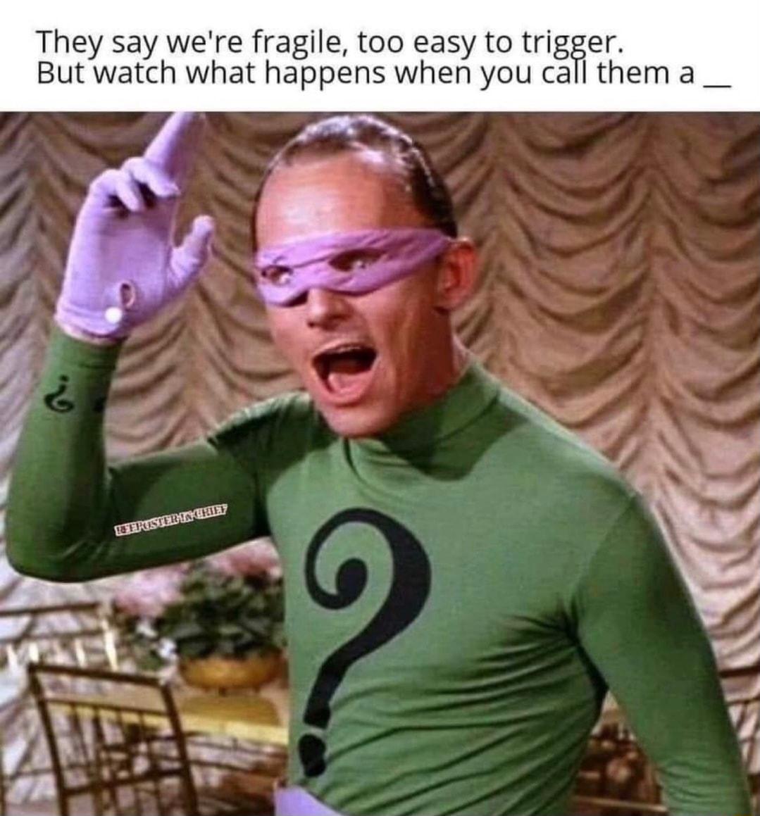 They say were fragile too easy to trigger Butwatch what happens when you call thema __