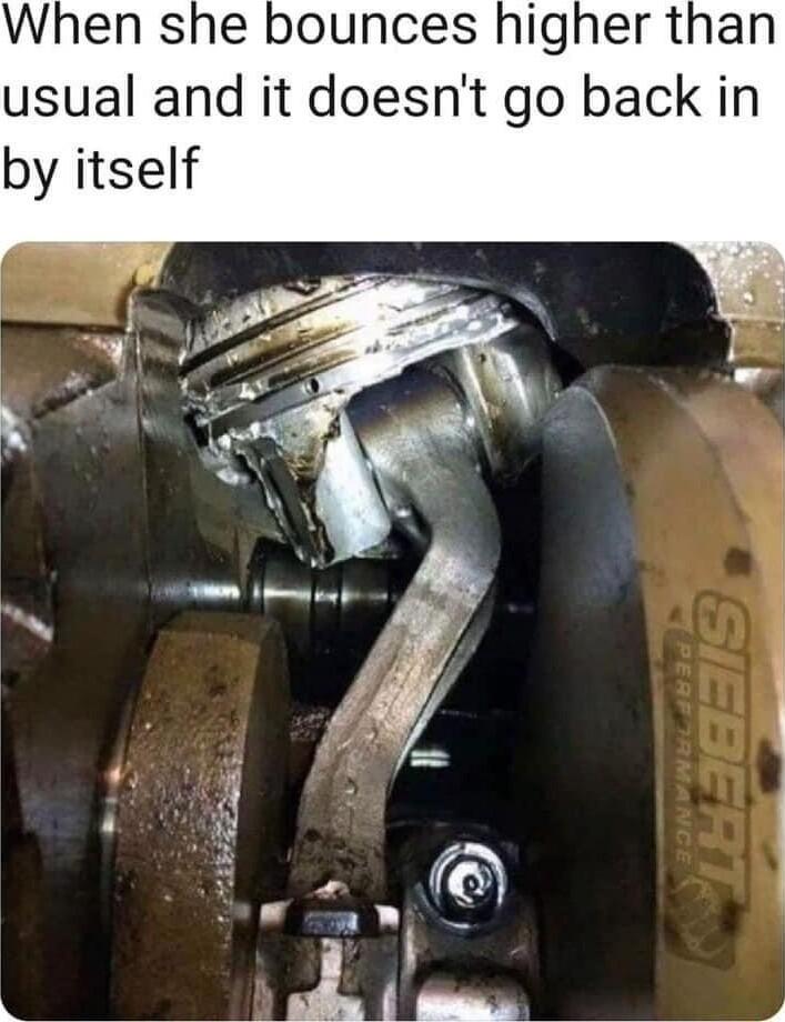 bounces higher than usual and it doesnt go back in by itself