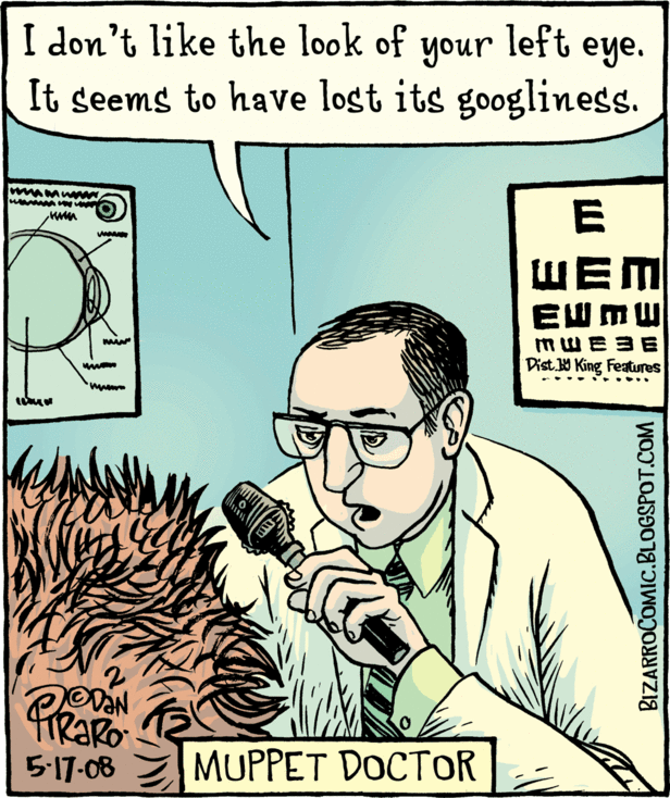 e of your left ey It geeme to have logt 1t googlinesq dont like the look