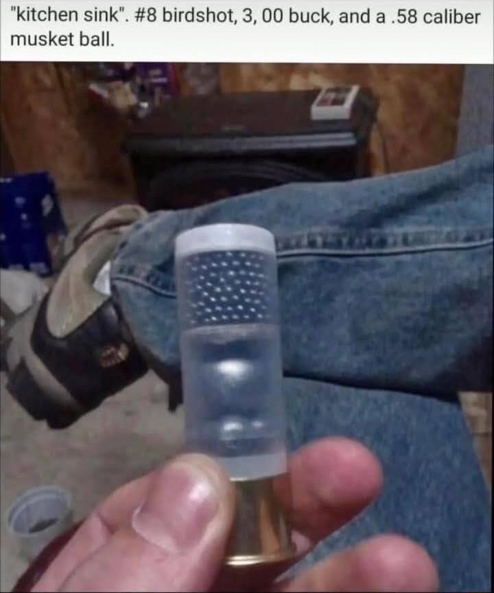 kitchen sink 8 birdshof musket and a 58 caliber