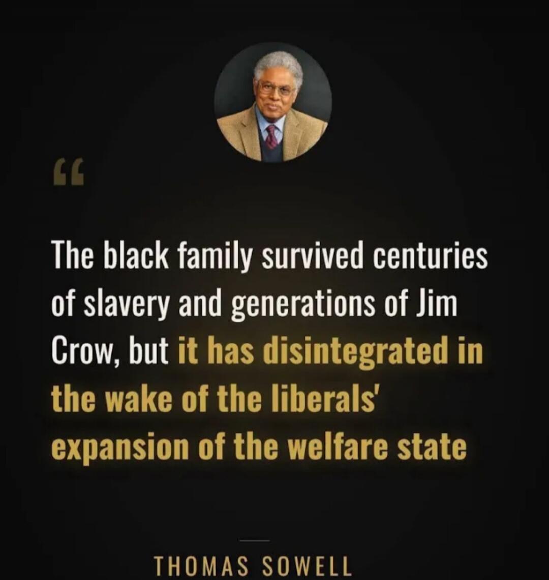 The black family survived centuries of slavery and generations of Jim Crow, but it has disintegrated in the wake of the liberals' expansion of the welfare state.